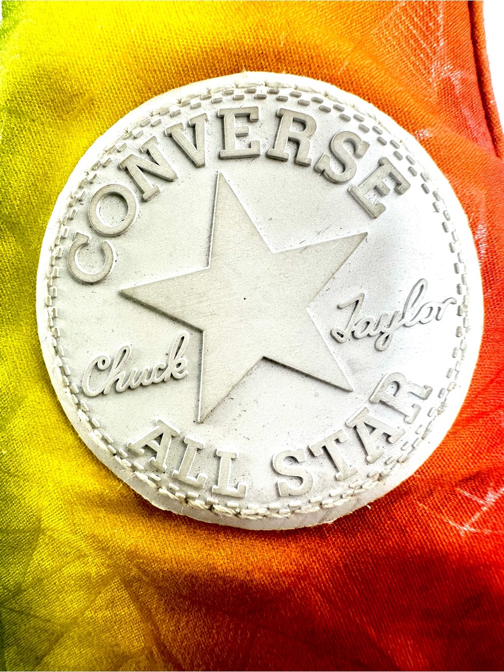 Rare Converse Chuck Taylor All Star high-top sneakers, Rainbow pride edition W9 - Picture 6 of 6